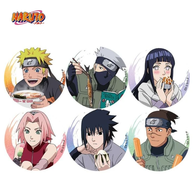 Naruto anime cartoon creative peripheral cute Naruto Sasuke Sakura Kakashi  peripheral brooch new trend badge badge wholesale - AliExpress