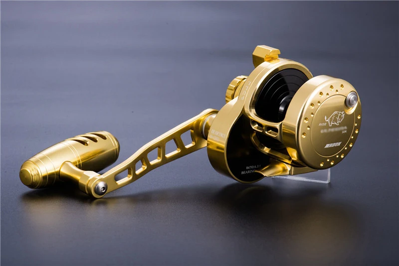 MADOX Angeln Reel 11BB Salzwasser Trommel Rad Langsam Jigging Reel Max Drag 40KG Drag Sound – Detail 2