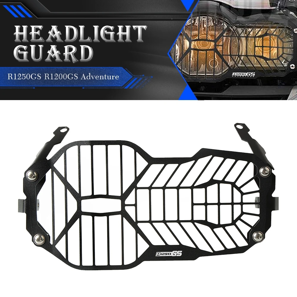 

Stainless Steel Motorcycle Accessories Headlight Guard Front Lamp Protector Cover For BMW R1250GS R1200GS Adventure 2013-2023