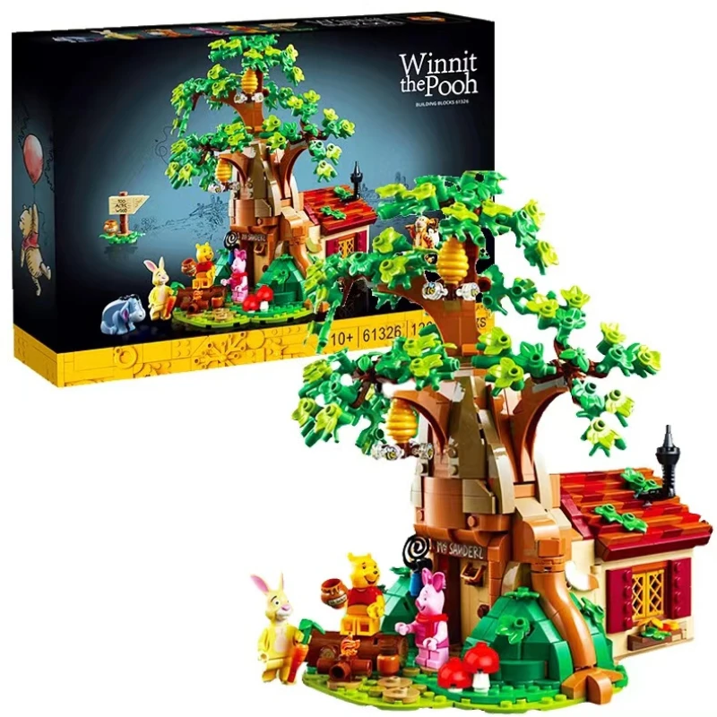 Disney Winnie The Pooh Tree House Urban Building Blocks 3D Model
