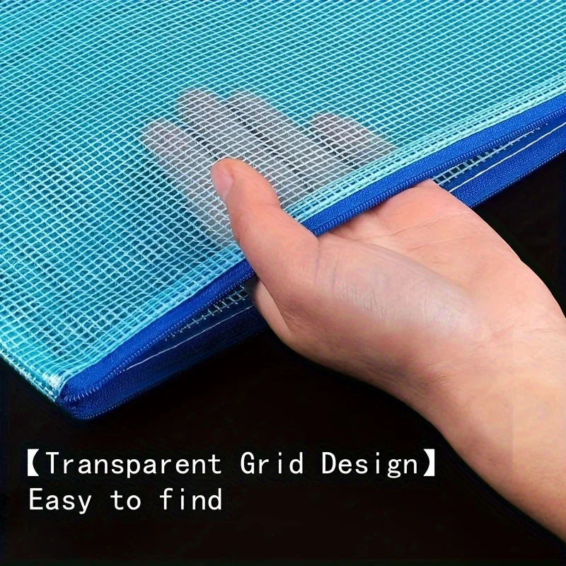 Waterproof A5 Mesh Zipper Bag