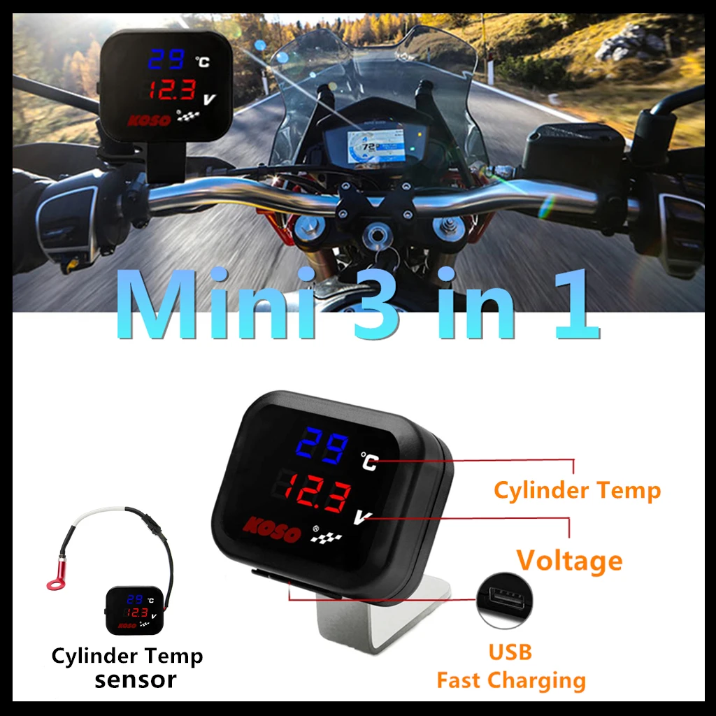 KOSO Motorcycle Cylinder Head Temperature Gauge: Real-World Insights ...