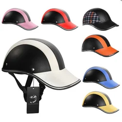 Adjustable Bicycle Motorcycle Helmet Baseball Cap Cycling MTB Skateboard Baseball Mountain Scooter Bike Helmet for Men Women