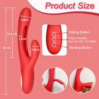 2024 Klopfender Klappvibrator für Frauen, Klitoris-Klitoris-Stimulator, leistungsstarkes Sexspielzeug, Frau, weibliche Waren, Kaninchen-Vibratoren für Erwachsene 6