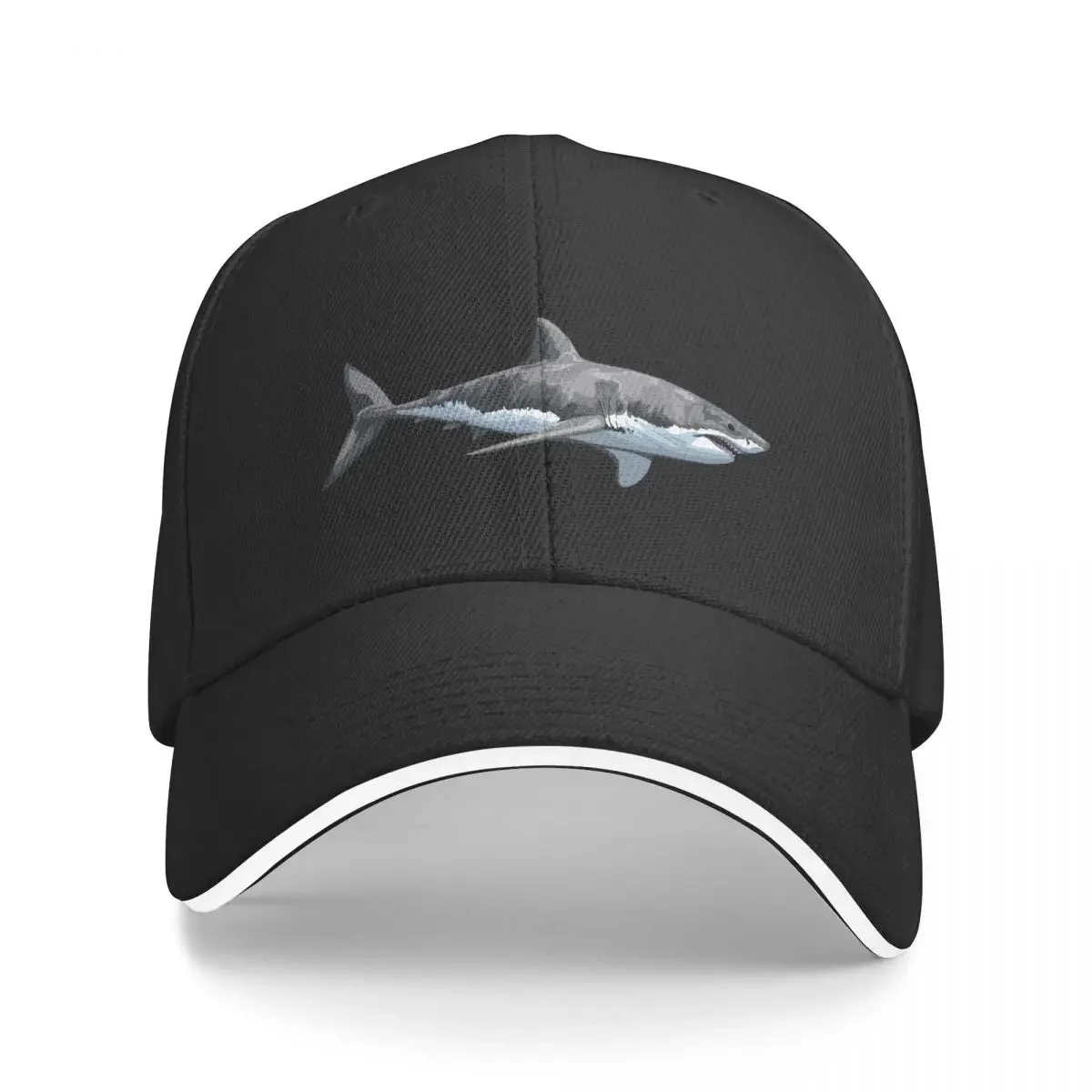 

Great White Shark Baseball Cap Fluffy Hat funny hat Wild Ball Hat Kids Women Beach Fashion Men's