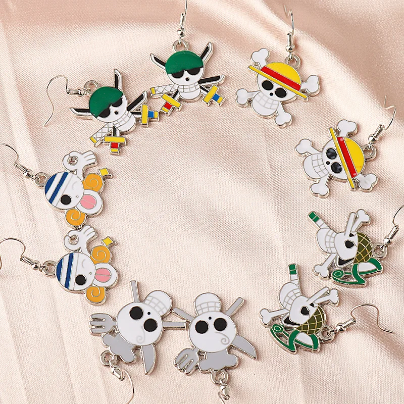 One Piece Anime Earrings One piece Merchandise Up to 80 Off & Free