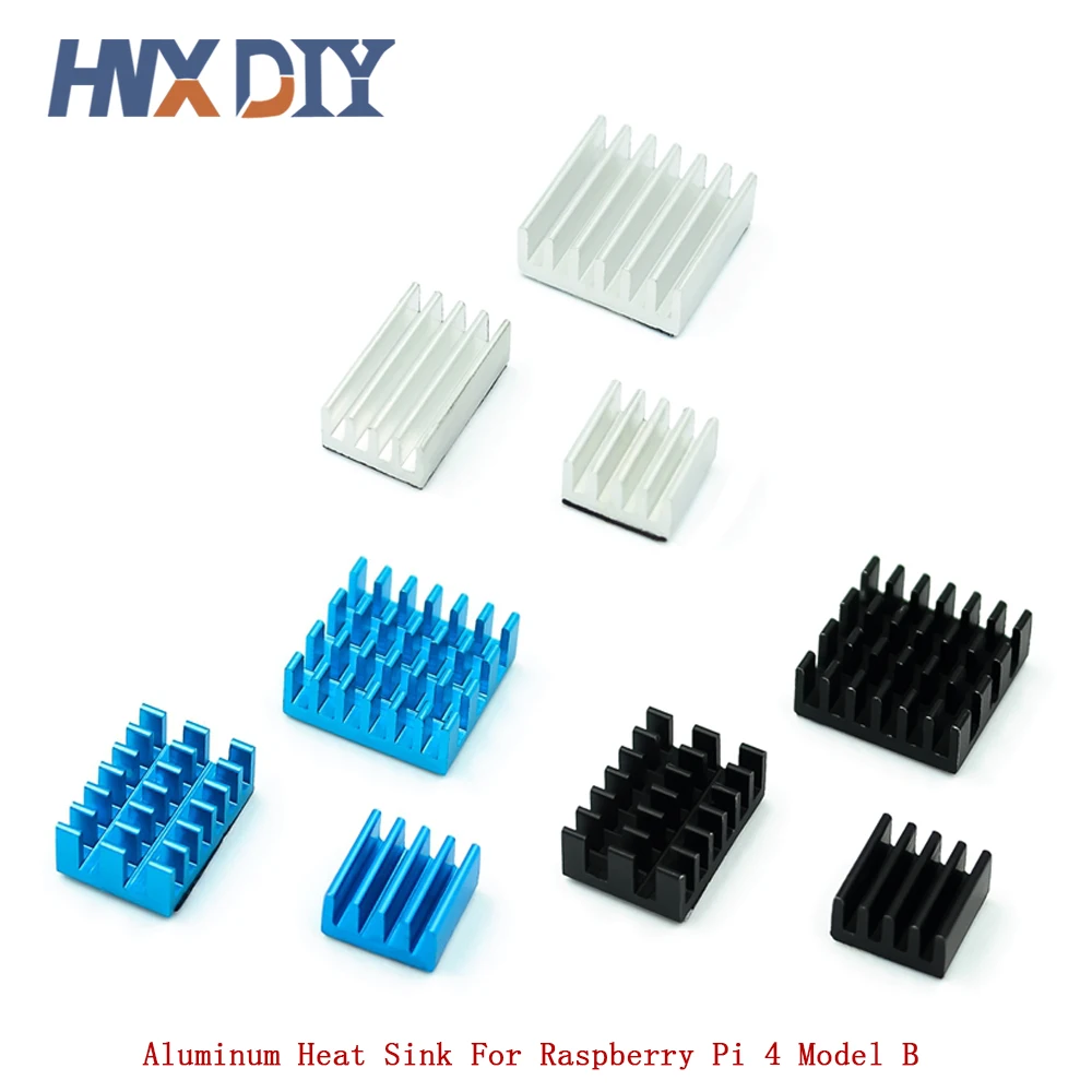 5 Set Dissipatore Di Calore In Alluminio Dissipatore Di Raffreddamento Kit Dissipatore Di Calore Radiatore Per Raspberry Pi 4 Modello B