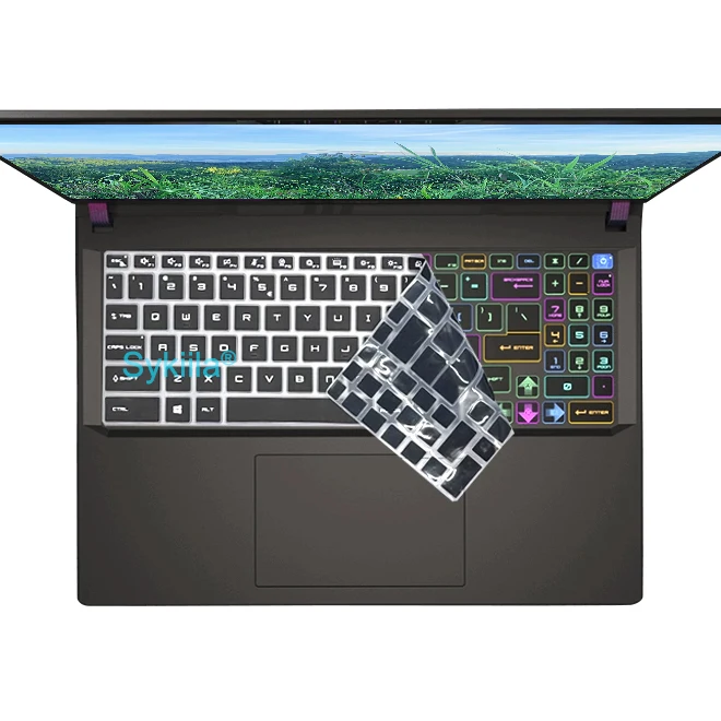 Keyboard Cover for MSI Katana 15 17 A15 A17 GF66 GF76 HX B14W B13V B13U AI B8V Gaming Silicone Protector Skin Case 15.6 17.3 keyboard silicone cover keyboard cover