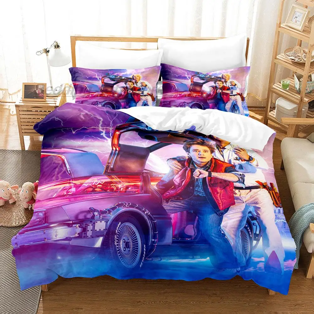 Back To The Future Bedding Set Single Twin Full Queen King Size