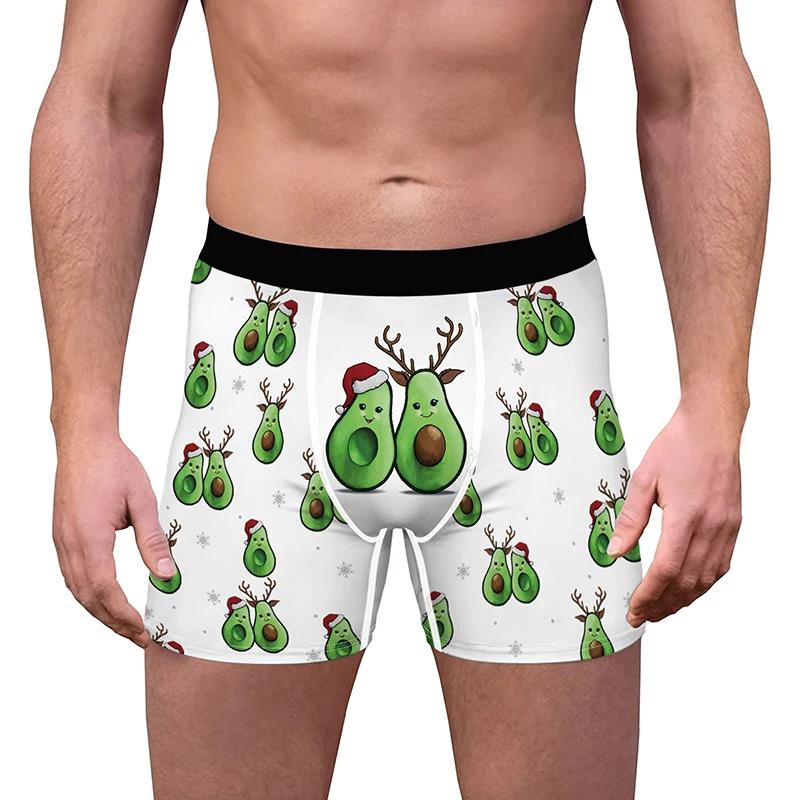Boxer Uomo Natale Divertenti - Mutande Hipster Con Stampa 3D, Elasticizzate E Traspiranti - Foto 4