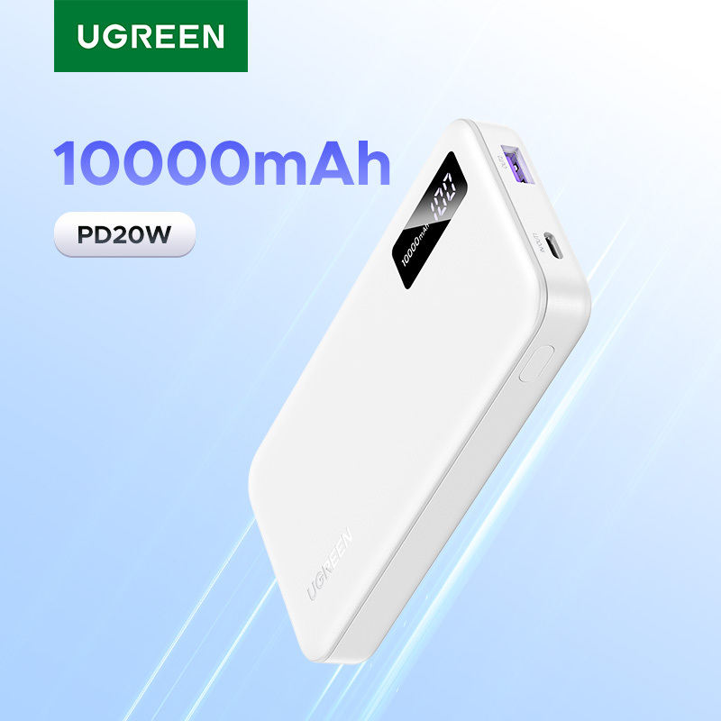 UGREEN 20W Power Bank Fast Charge 10000mAh Portable PowerBank for iPhone 16 Pro Max Xiaomi Huawei Phone External Battery PD20W