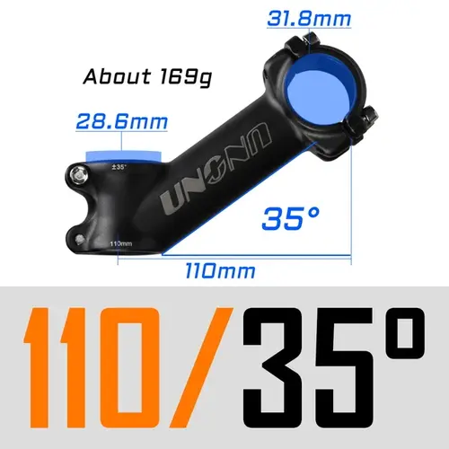 UNO MTB Bike Stem -7 17 35 Degree Ultralight Aluminum Alloy 31.8mm 60 70 80 90 100 110 120 130mm Road Bicycle Stem King Alloy - Image 17