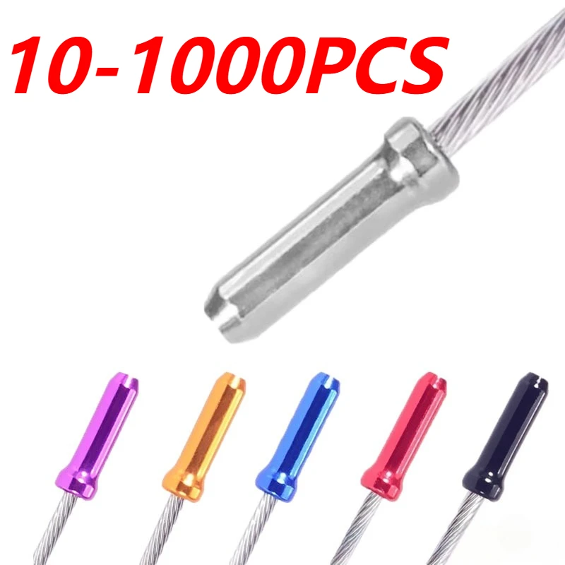 Bike Cable End Caps 10-1000PCS For Bicycle Line Pipe Brake Line Derailleur Shift Wire