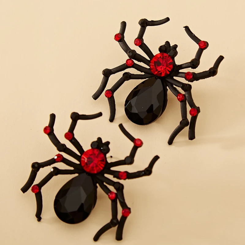Sagoma di ragno nero per il design di Halloween. | Vettore Premium