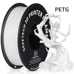 Vibrant PETG 3D Printing Filament - 1kg Spool, 1.75mm Diameter, Premium Quality (PETG White)