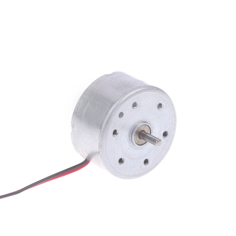 Description Picture 3 of itemRF-300EA-1D390 DC 1.5V 3V 5V 6V 7250RPM Mini Mute 24mm Round Spindle Motor Precious Metal Brush Engine DIY Solar Power Toy Model