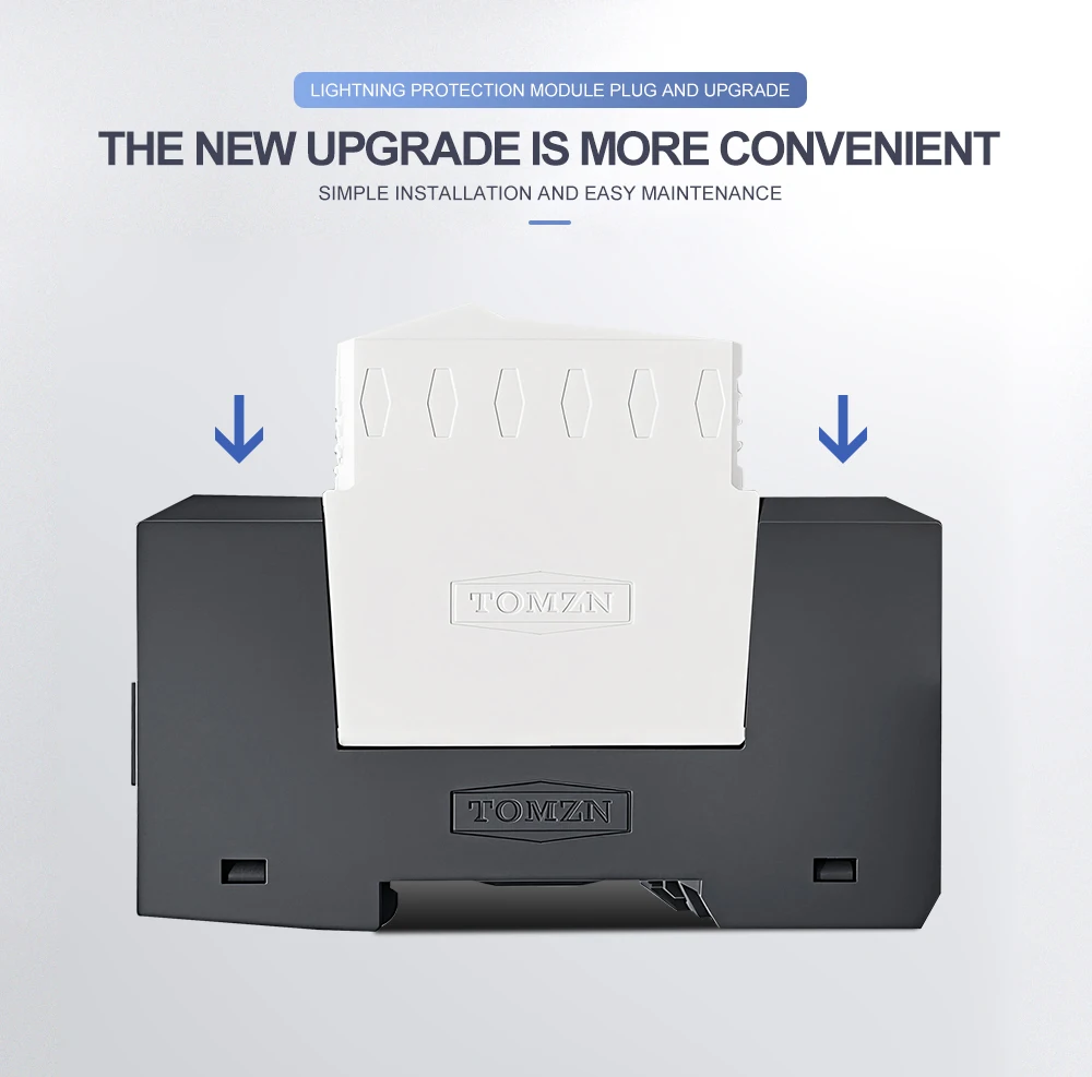 DC SPD 1000V 800V 600V 500V 20-40KA House Surge Protector Protective Low-voltage