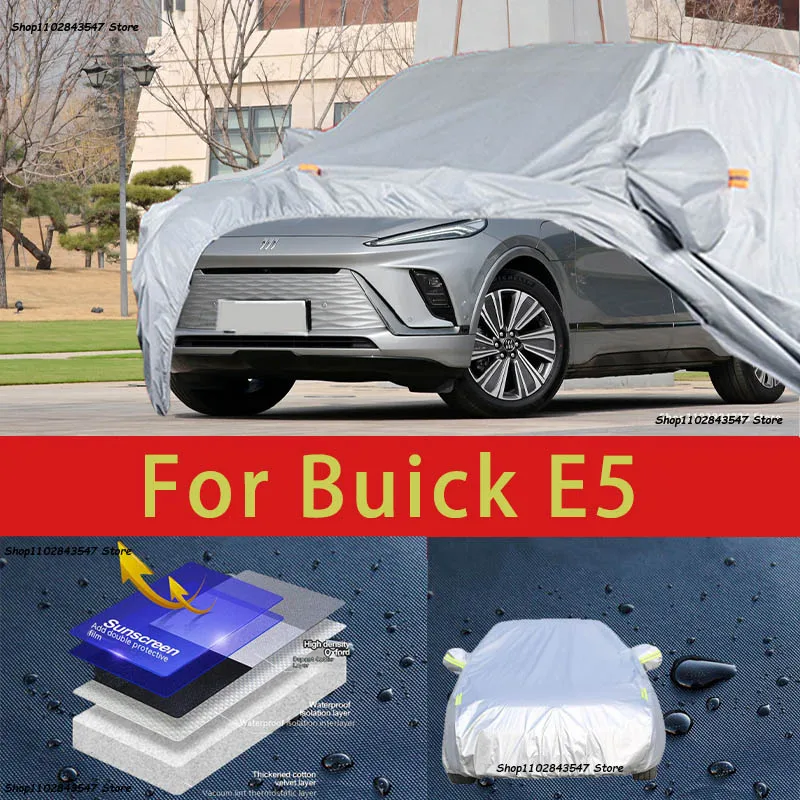 

For Buick E5 Outdoor Protection Full Car Covers Snow Cover Sunshade Waterproof Dustproof Exterior Car accessories