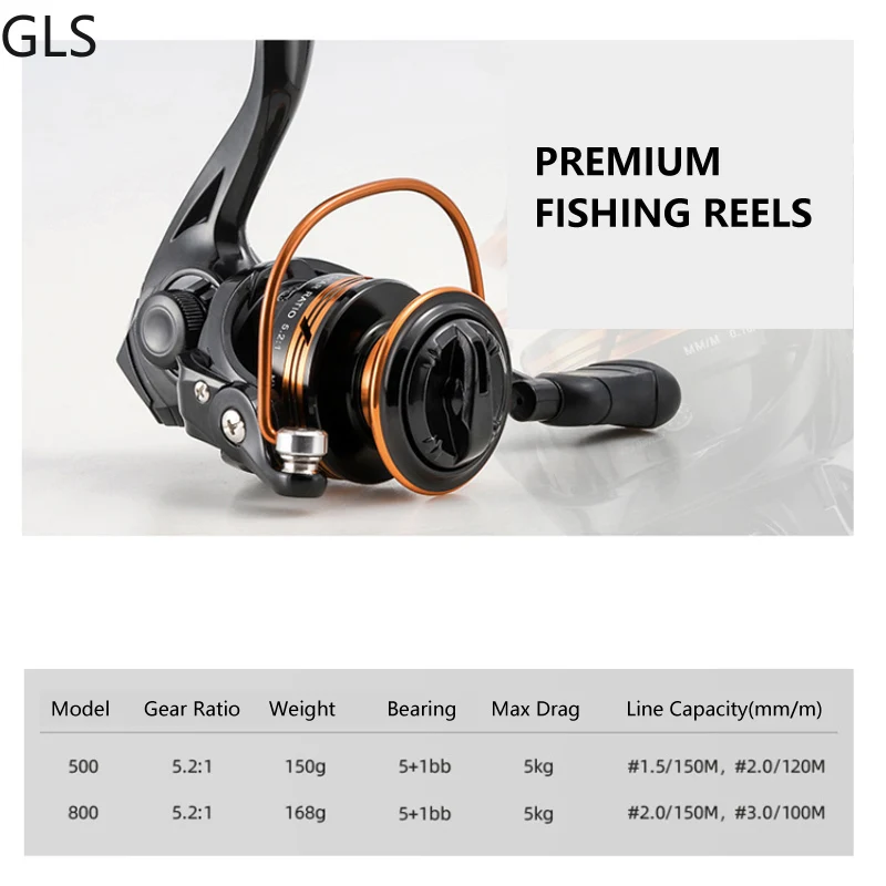 Optix Spinning Reel – 5.2:1 Gear Ratio, 3+1 Bearings, 22 Retrieve