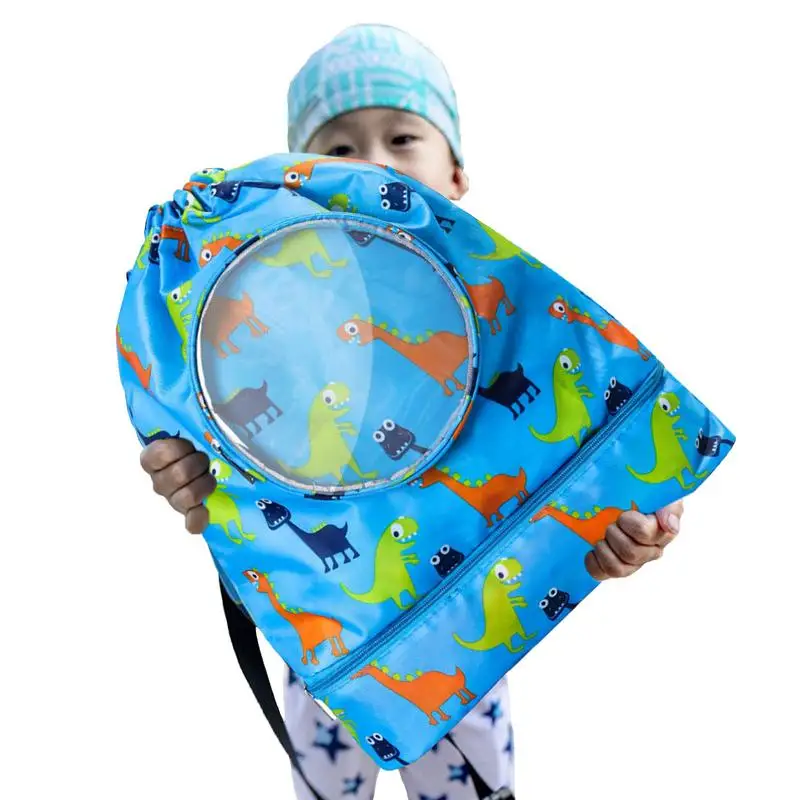 Mochila de natación impermeable para niños, mochila de playa para piscina  al aire libre, Combo de bolsas húmedas secas, bolsa de almacenamiento  deportiva ajustable, envío directo - AliExpress