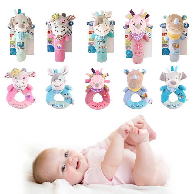 HOCHETS POUR BÉBÉ Jouet Poignet Et Chaussettes, Jouet Bebe 3 Mois 2Pcs  Souple Po EUR 11,63 - PicClick FR