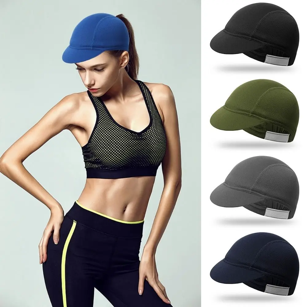 Quick Dry Cycling Hat Bicycle Cap Breathable Helmet Liner Mesh Fabric Riding Hat Outdoor Sports Accessories 3