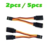 2pcs/5pcs 90mm RC Servo Y Extension Cord Cable Splitter Lead Wire For RC Servo JR Futaba RC Airplane Helicopter Car DIY 1