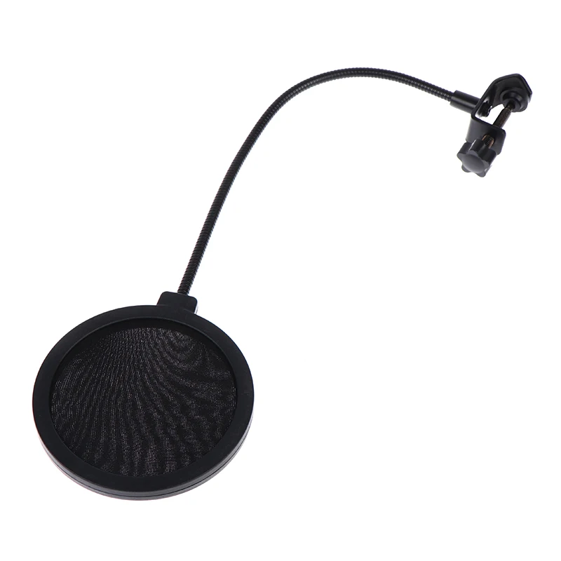 1 pz microfono Pop Filte filtro audio da studio a doppio strato per accessori di registrazione broadcast - immagine 5
