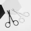 Unisex Stainless Steel Black Round Head Safe Nose Hair Scissors (Do Not Hurt Nose) 4