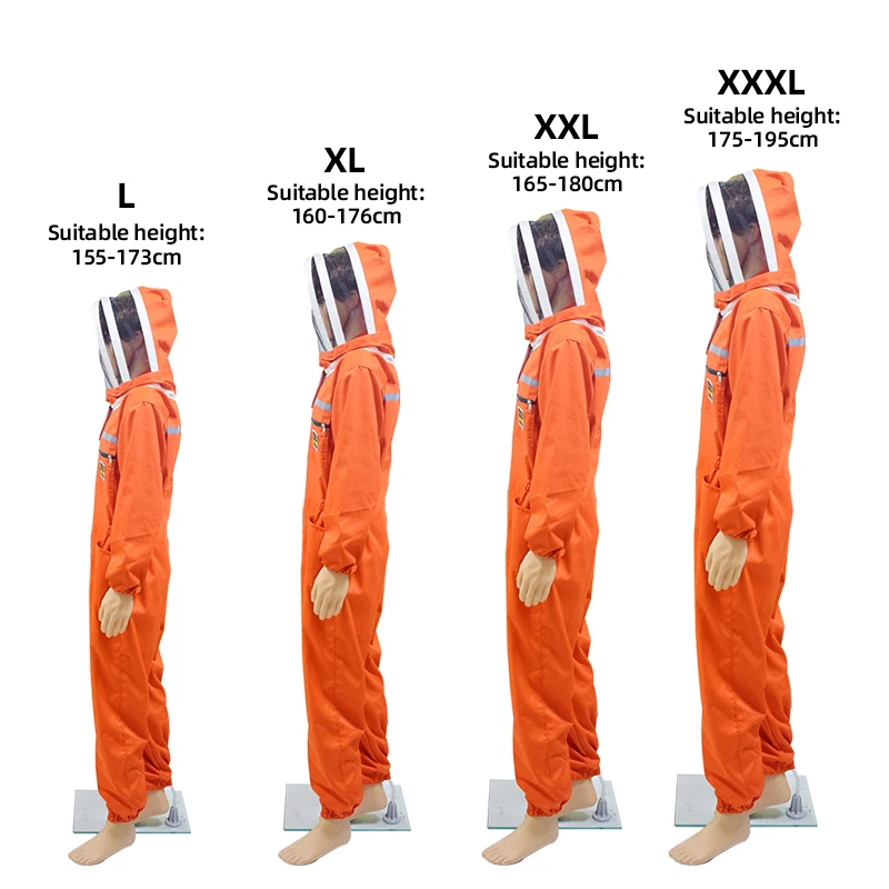 Bee Farm Ventilated Beekeeping Suit Fencing Veil Professional Anti Bee Protective Suit Beekeeper Gear
