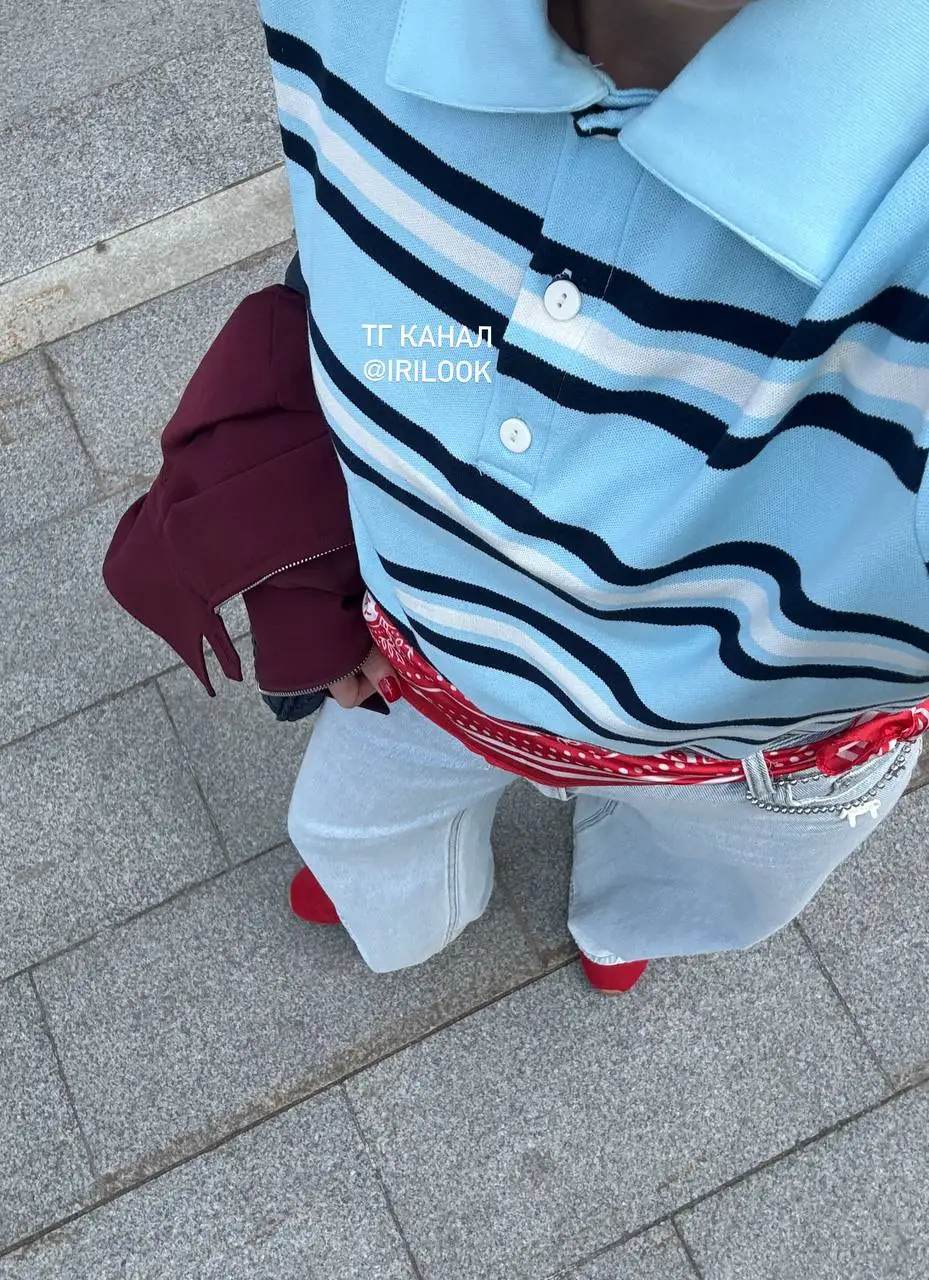 Polo Neck Cotton Crop Top Loose-Fit Chic Summer Pullover