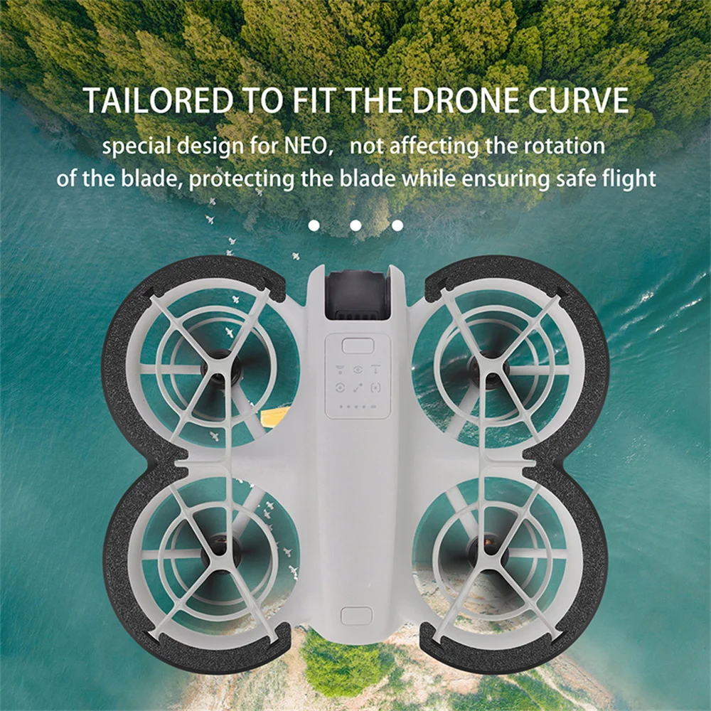DJI 네오 보호 범퍼 링 드론 액세서리, 프로펠러 가드 충돌 방지, 충격 소품 범퍼 가드, 오렌지 블랙 그레이