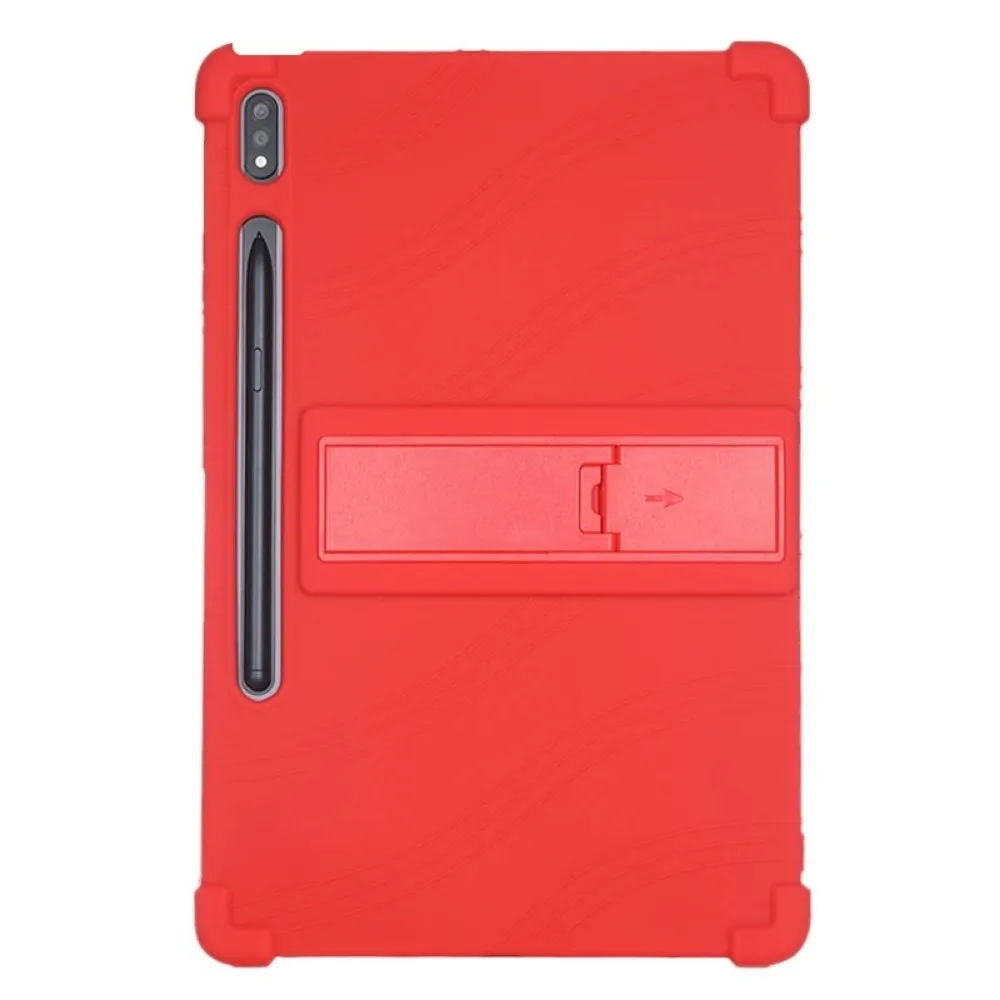 LENOVO 탭 XiaoXin Pad Pro용 실리콘 커버 케이스, 12.6 인치 태블릿 보호 쉘 탭 P12 Pro TB-Q706F Q706N