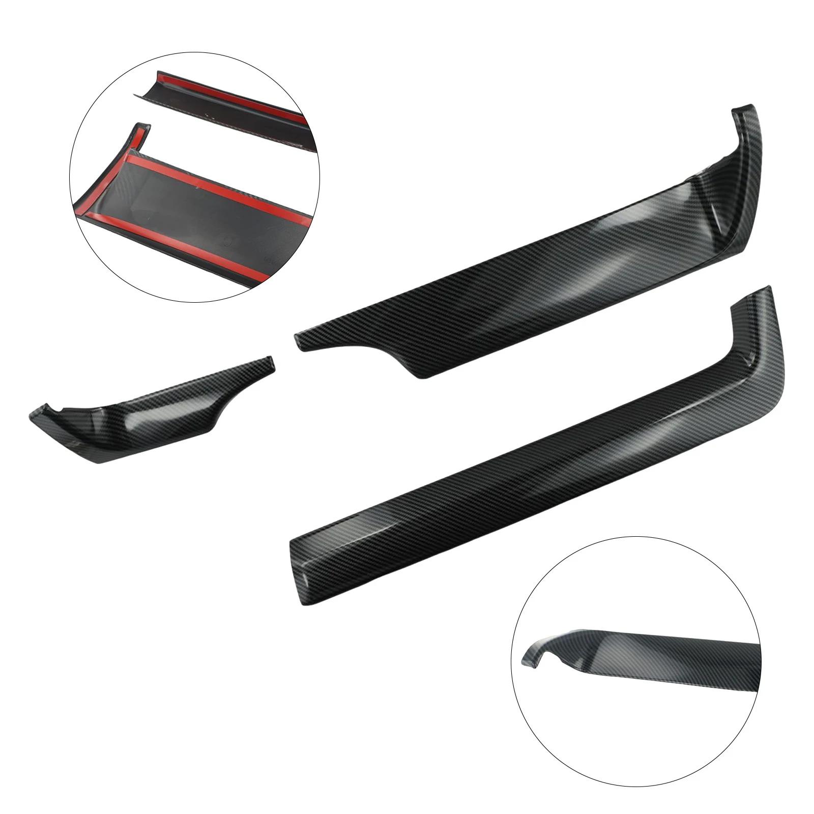 Brand New Durable Cover Trim Accessories Black Car Carbon Fiber Cover Trim Dashboard For Hyundai IONIQ 5 2022+ Frame