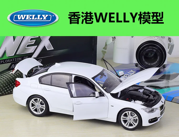BMW 335I モデルカー ミニカー 送料無料 1/18 BMW・3シリーズ 335i 高級セダン 白 ホワイト