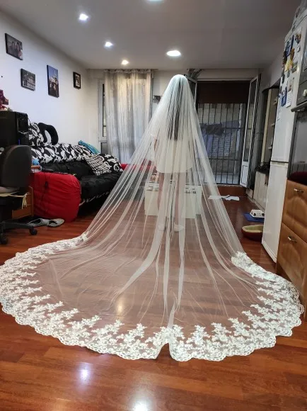 Bridal Veil Catholic Church Veil With Comb For Wedding