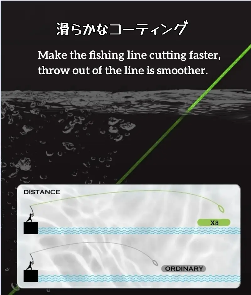 8 Stränge PE-Angelschnüre 500 m 1000 m 3000 m Japan Superstarke glatte Multifilamentschnur zum Karpfenangeln Salzwasser geflochtener Draht – Detail 3