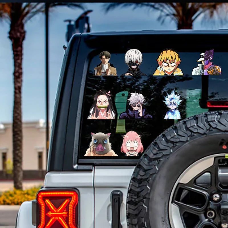 Kamado Nezuko Demon Slayer 3D Motion Stickers Self-adhesive Lenticular Waterproof Decals for Cars,Laptop, Air Conditioner,Etc.