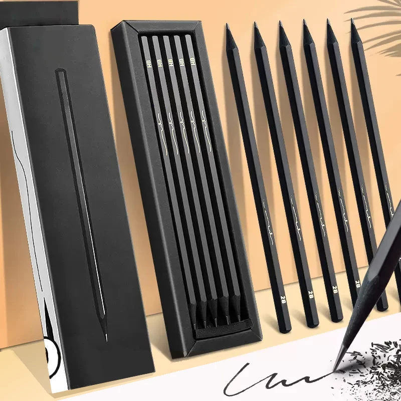 2B Hb Matite Di Legno Semplice Matita Standard Nera Cancelleria Coreana Scrittura Schizzo Strumenti Di Disegno Regali Per Bambini Forniture Per Uffici