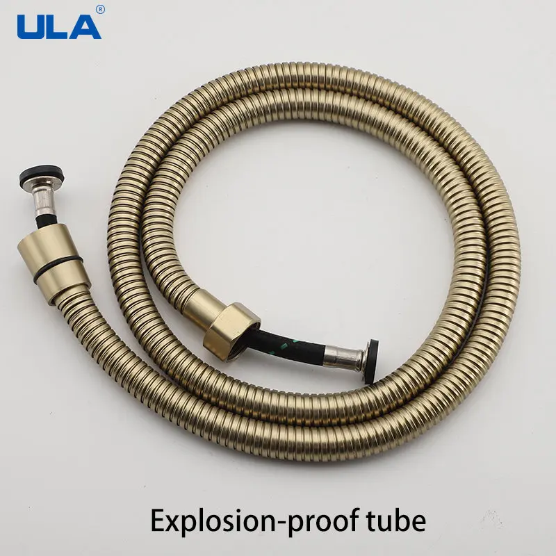 ULA Gold Handheld Bidet Sprayer Set Stainless Steel Toilet Faucet Bathroom Shower Head Hygienic Shower Self Cleaning 3