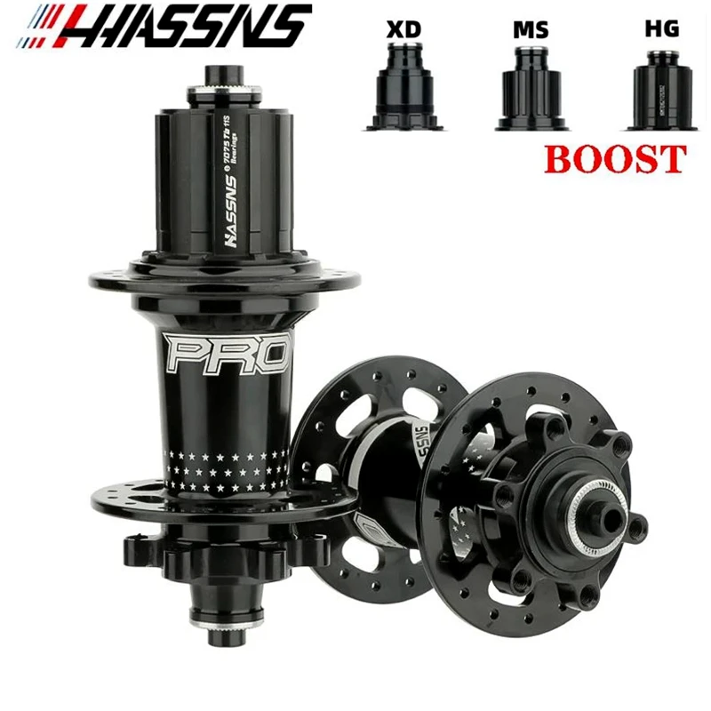 Mozzo Della Bicicletta Boost 12X148Mm 15X110Mm 4 Cuscinetti Sigillati 32H 120T Mountain Bike Hg/Xd/Ms 8/9/10/11/12 Speed Hassns Pro7