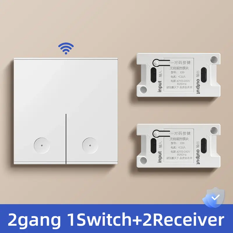 Wireless Smart Light Switch Without Neutral RF 315Mhz Mini Receiver Moudle 220V 110V Push Button Remote Control Lamp Single Live - Image 12