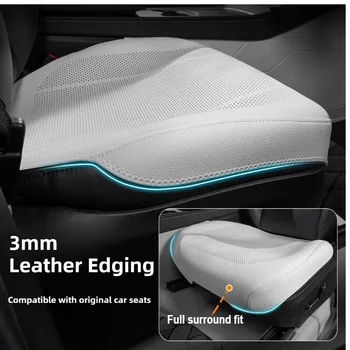 Nuovo coprisedile per auto aggiornato Cuscino estivo fresco Ventilazione Coprisedile universale per quattro stagioni Cuscino comfort completo incluso
