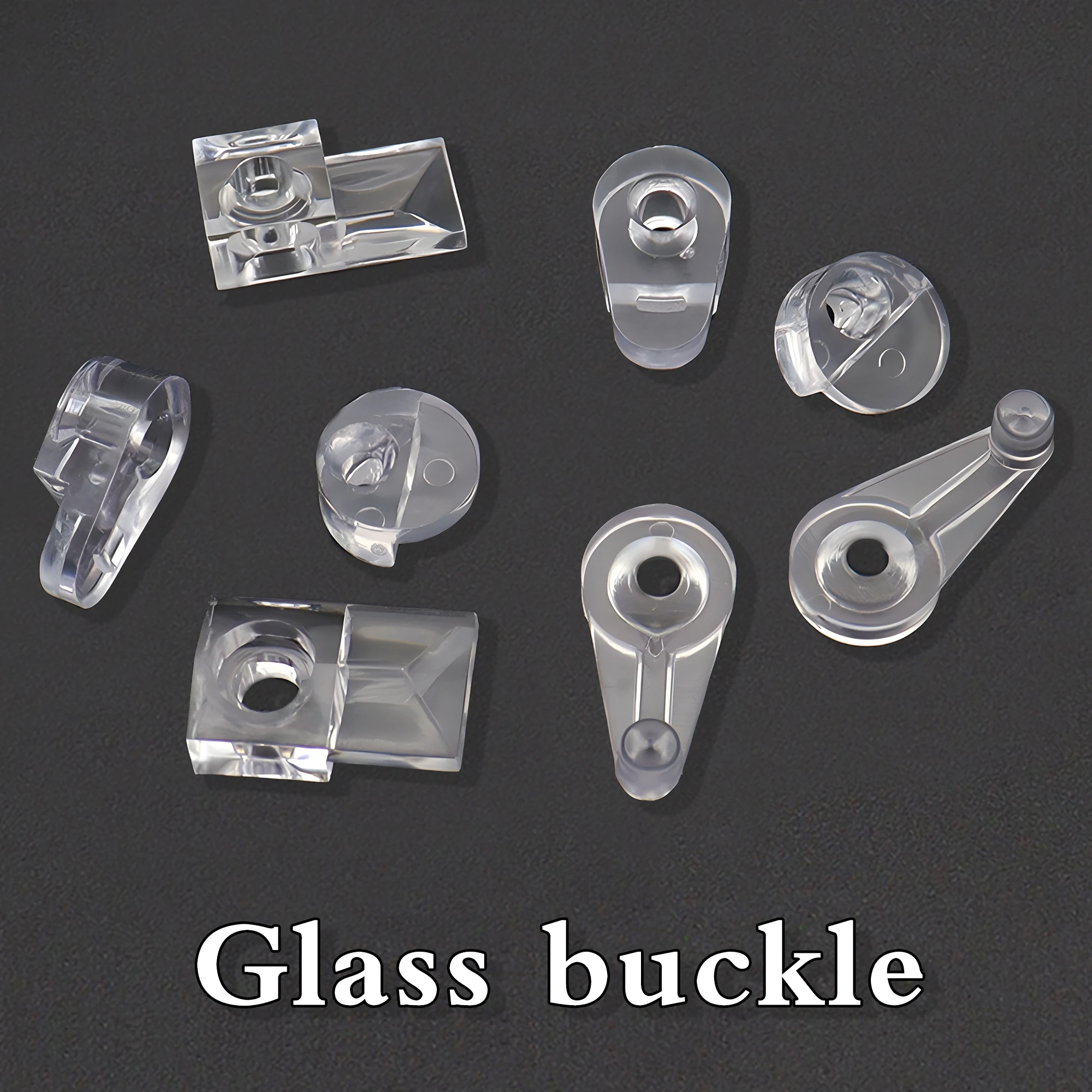 Mirror Fixing Kit 20 sets Mirror Glass Retainer Clips Mounting Holders for Frameless Cabinet Doors