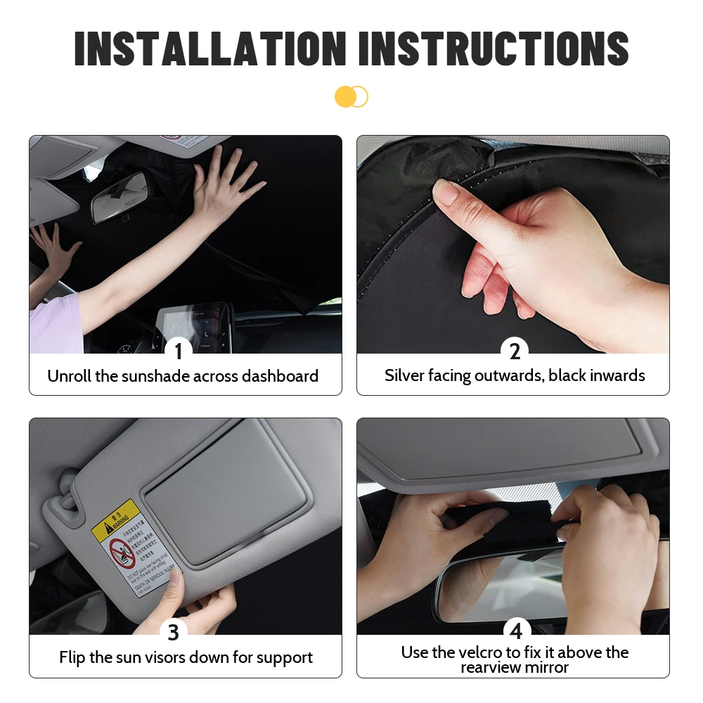 Sun Shade Covers For BYD Atto 3, 2022 and up