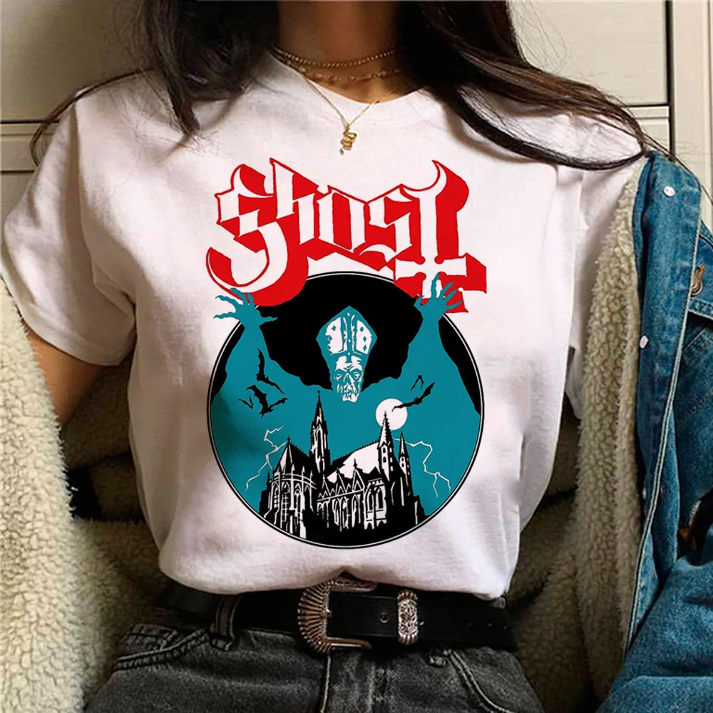 Ghost Tee Women Designer Anime Comic Top Girl Designer Clothes
