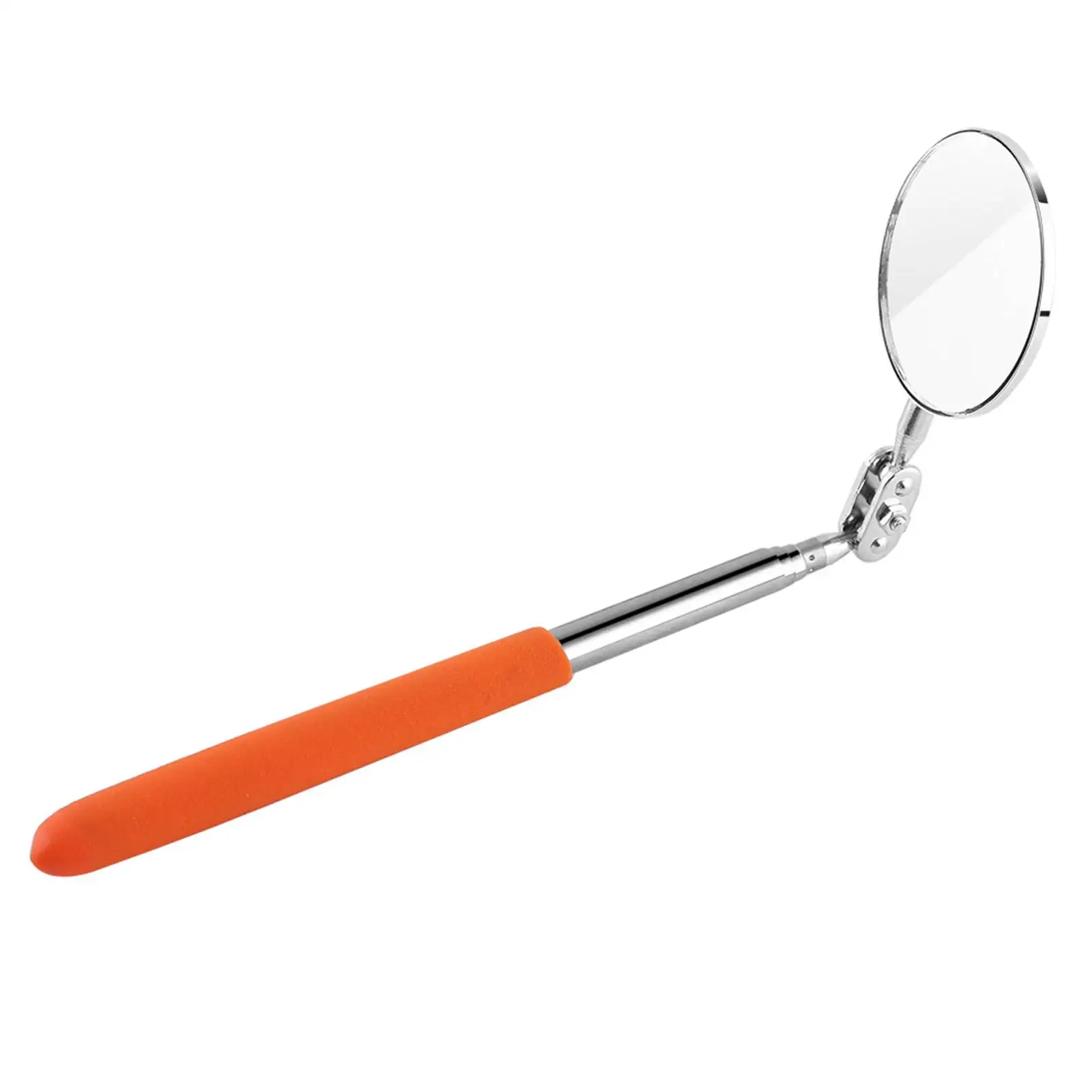 LED Inspection Mirror With 360° Swivel - Extendable Alloy Steel Tool For Mechanics & DIY