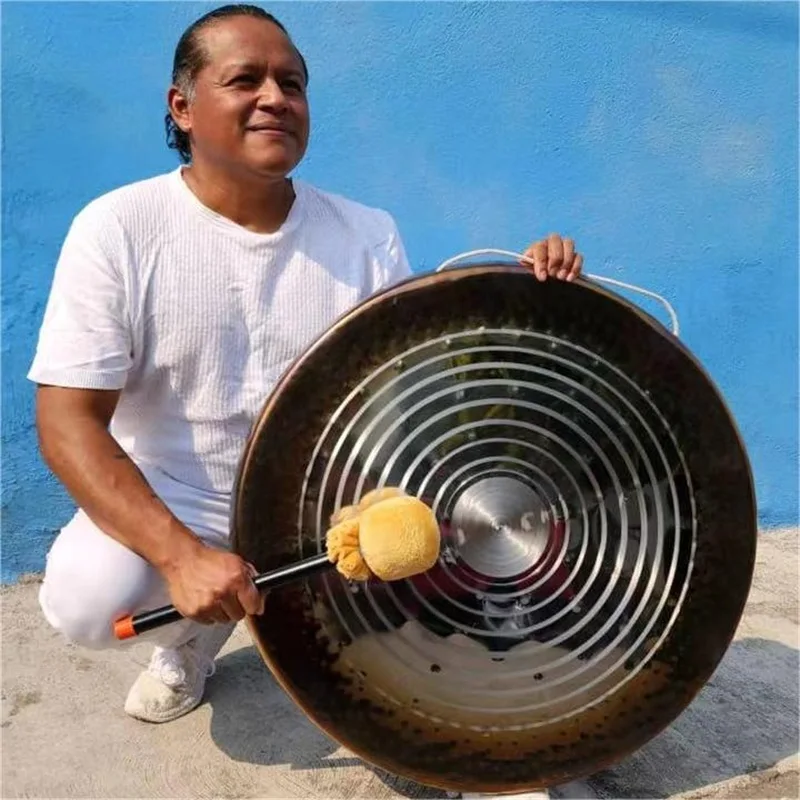 Arborea Sound Healing Gongs-Nickel Alloy Gong Mirror Chau Gong 18"-36" with Free Wood Mallet Best Sound Bath Tools For Yoga