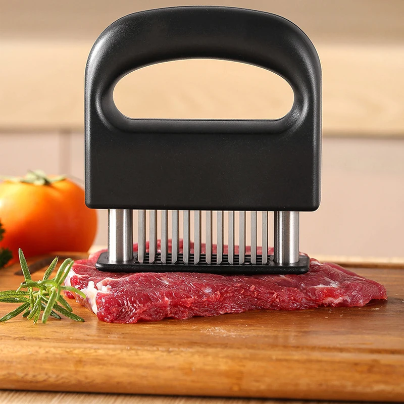 Meat Tenderizer 48 Stainless Steel Blades Needle Meat Tenderizer Cooking Tool Steak Mallet Kitchen Gadgets