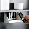 Drawer Style Storage Box Under The Mirror Cabinet Transparent Bathroom Cotton Stick Makeup Cotton Bathroom Pull-Out Storage 4